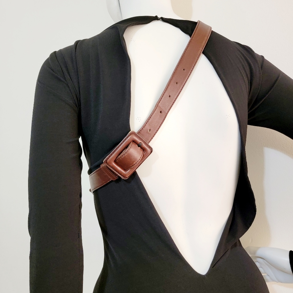 Chanel Brown Leather Waist CC Belt Bag - Picture 5 of 7